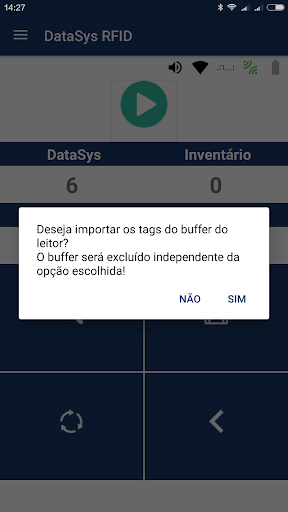 DataSys RFID DOT900BT Screen 3