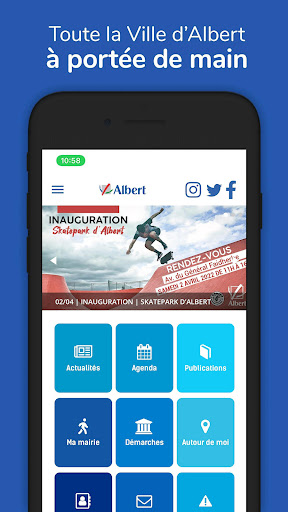 Android application Ville d'Albert screenshort