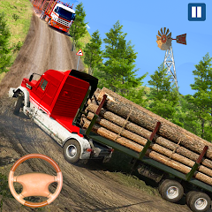 Offroad Logging Truck Games 3D Mod apk أحدث إصدار تنزيل مجاني