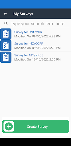 FAA Site Survey Screen 3