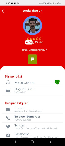 True Contact Screen 2