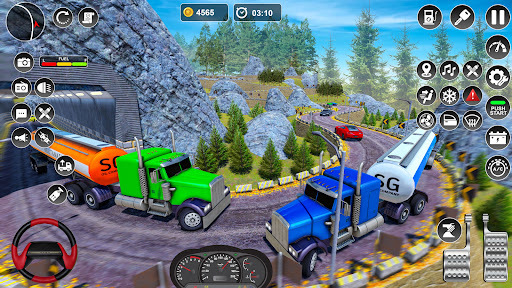 Oil Tanker Truck Games 2023 3D Screen 3