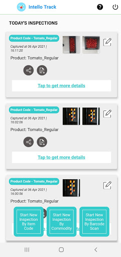 Intello Track Screen 2