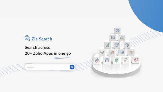 Captura de Pantalla 16 Search across Zoho- Zia Search android