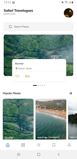 Android application Safari - Malayalam Travelogues screenshort