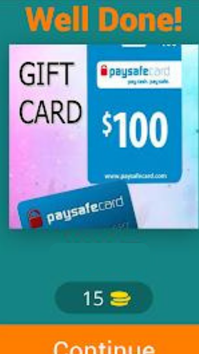 PaySafe GiftCards Money Screen 3