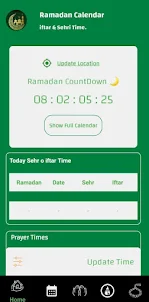 Ramadan Calendar 2023 timings