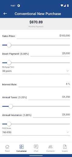 Webster First Home Loans Screen 3