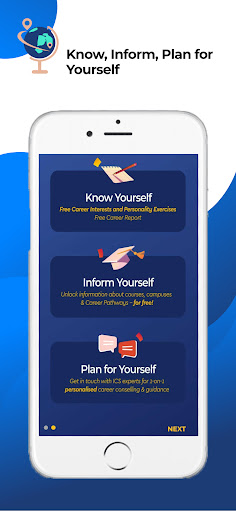 Android application ICS Career GPS: Guide for all screenshort