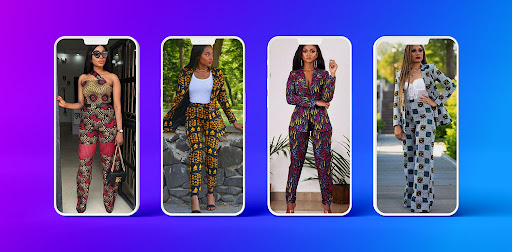 African Dress Pants Suit