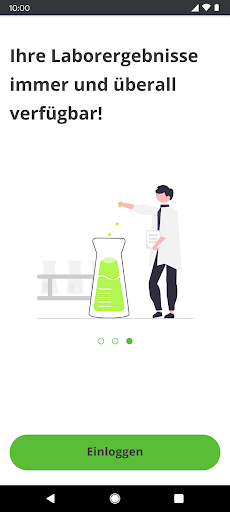 Android application Laborbefund screenshort