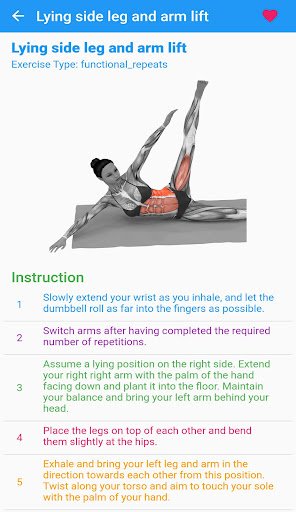 Muscle Exercies Screen 3
