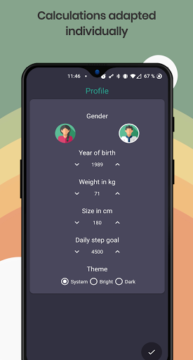 Pedometer - step counter Screen 3