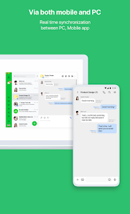 LINE WORKS: Team Communication Screenshot