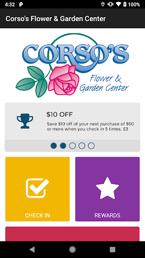 Android application Corso's Flower & Garden Shop screenshort