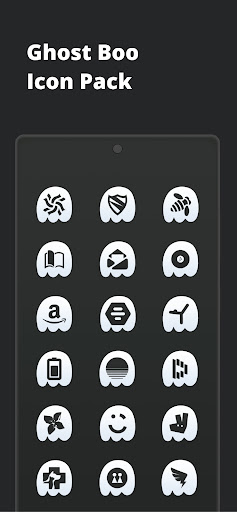 Android application Ghost Boo - Icon Pack screenshort