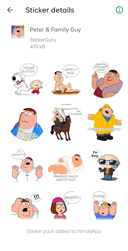Malayalam Stickers 2023 Peter Screen 3