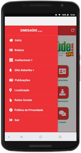 SINDSAUDE CEARA Screen 2