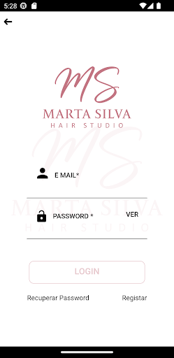 Android application Marta Silva Hair Studio screenshort