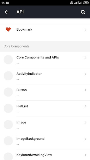 React Native 0.62 Docs Screen 3