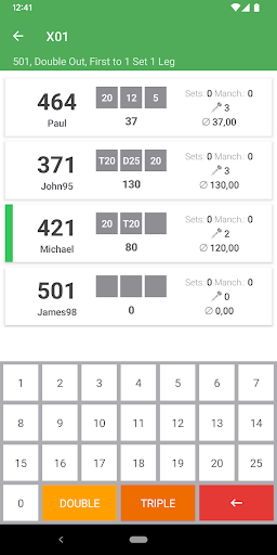 Fléchettes Compteur de Scores