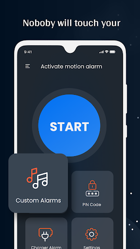 Android application Anti Theft: Phone Touch Alarm screenshort