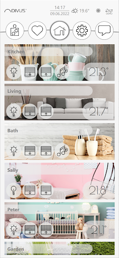 Android application DIVUS VISION screenshort