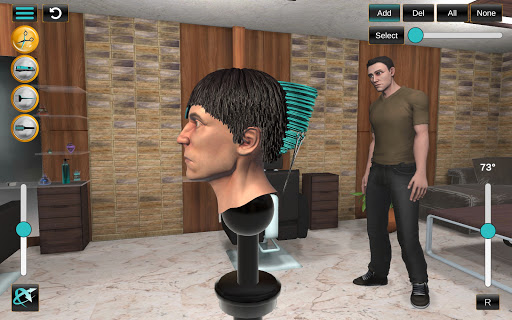 Android application Digital Hair Simulator screenshort