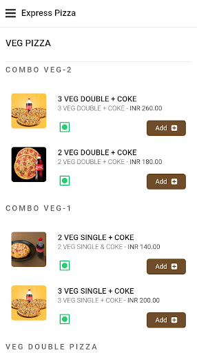 Express Pizza Screen 3