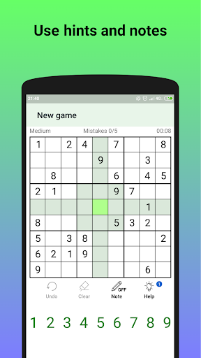 Sudoku - classic sudoku game Screen 3
