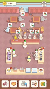 猫のスナックカフェ：放置ゲーム