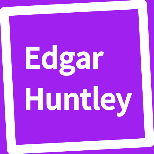 Book, Edgar Huntley logo