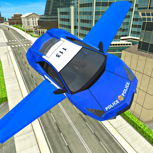 Flying Car Game Robot Game logo