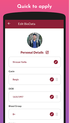 Bio Data Maker for marriage Screen 2