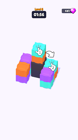 Game screenshot Tile Shuffle: Color Sorting 3D mod apk