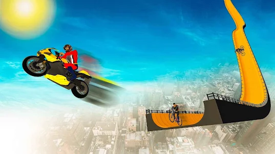 Superhero Bike And Cycle Stunt