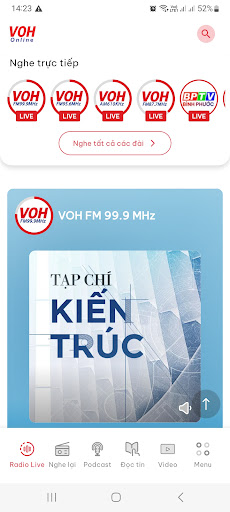Android application VOH Radio Online screenshort
