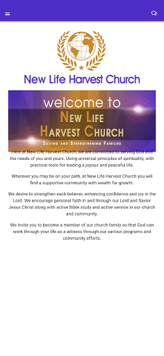 New Life Harvest Church Screen 2
