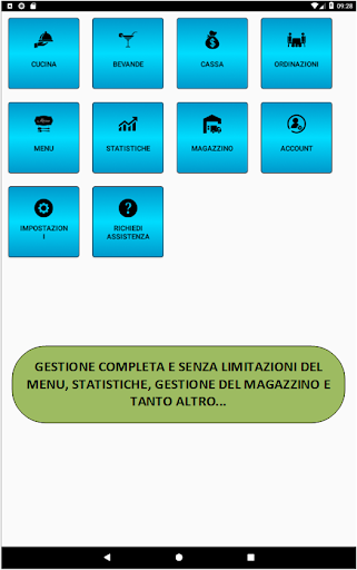 Android application Orders Manager - Tablet screenshort