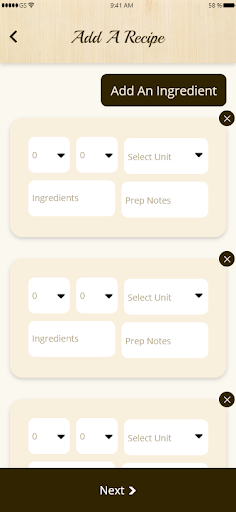 Android application DishDish Recipes and Cookbook screenshort