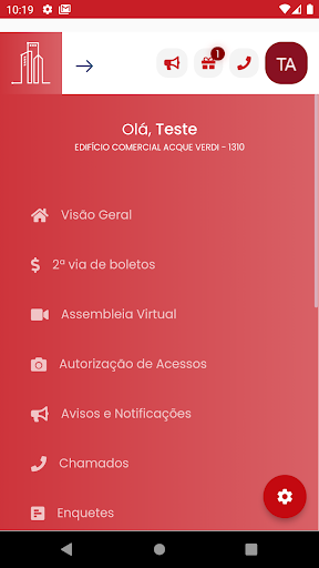Android application Confiance screenshort