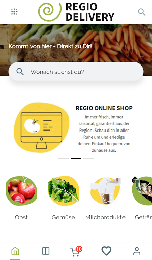 Android application Regio-Delivery screenshort