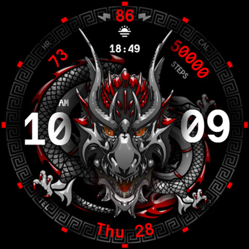 Dragon Fire Watch Face 007 logo