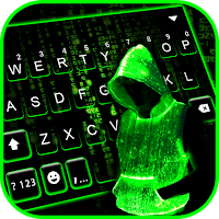 Фон клавиатуры Neon Hacker