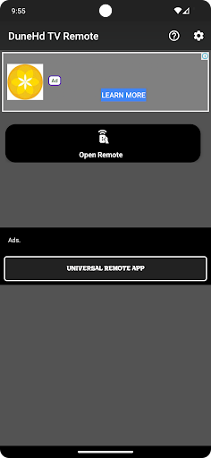 Android application Remote for Dune HD screenshort