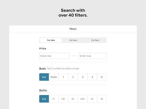 Screenshot of Redfin: Buy, Sell & Rent Homes