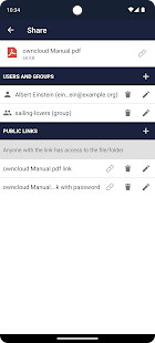 ownCloud Screenshot
