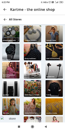 Android application Kart me : the online shopping screenshort