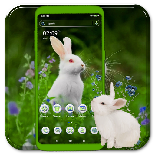White Rabbit Launcher Theme logo