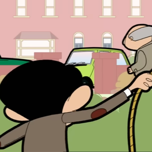 MrBean Game Cartoon Family Run logo